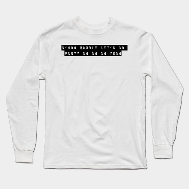 One Direction quote Niall Horan barbie Long Sleeve T-Shirt by emmamarlene